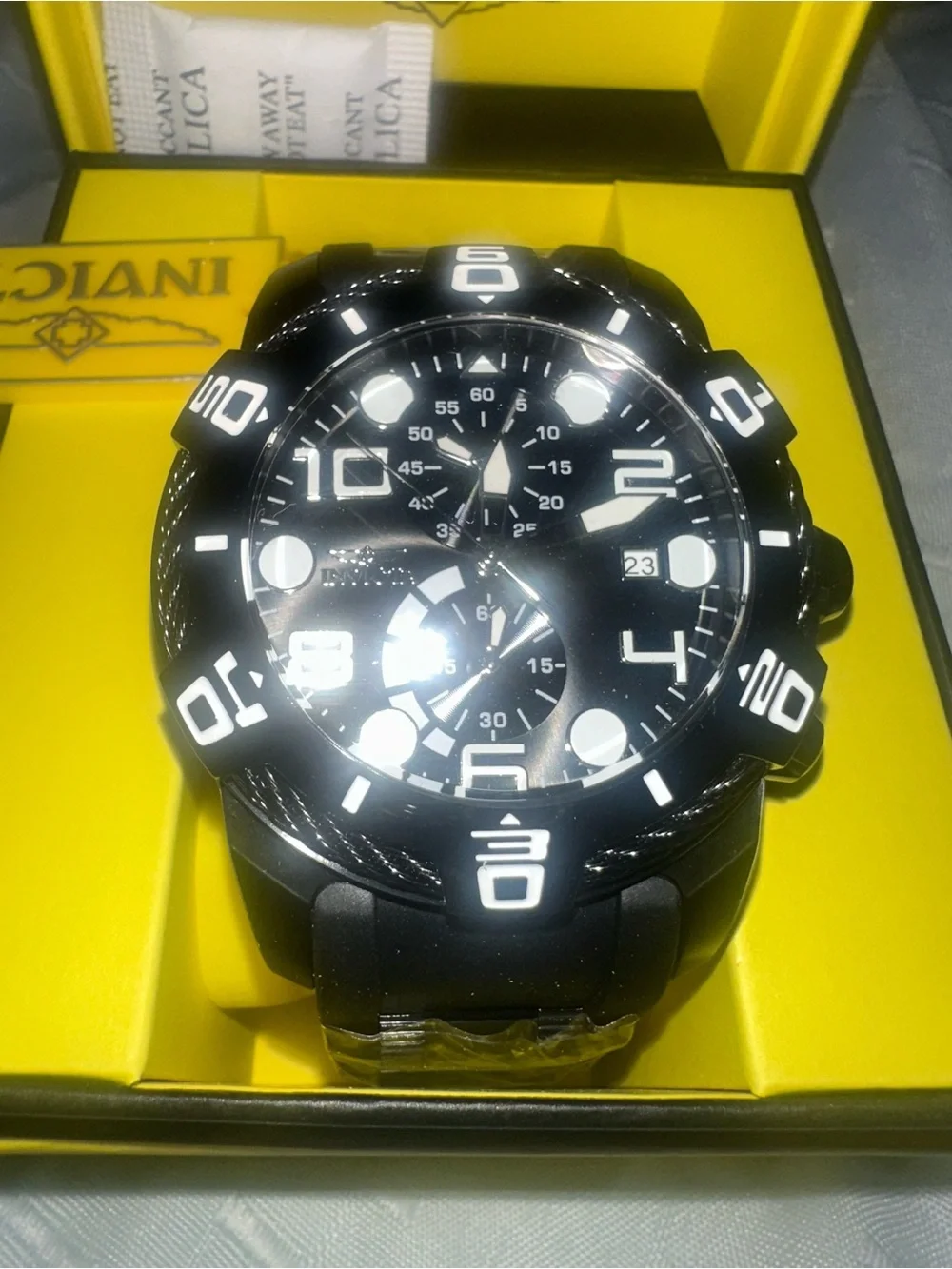 Invicta Men's Bolt Quartz Black Watch